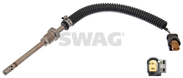 Sensore, Temperatura gas scarico - 10 94 9298 SWAG